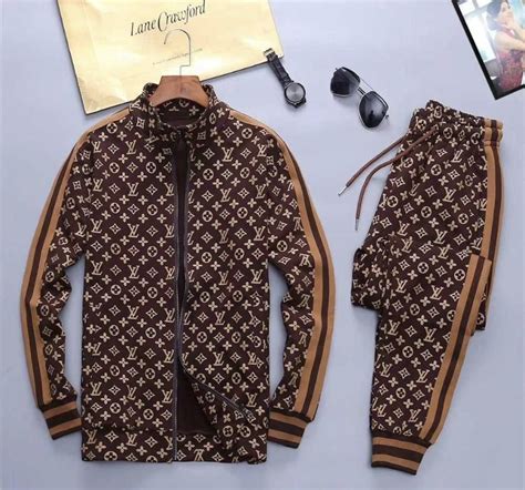 lv tracksuits|lv tracksuit men's.